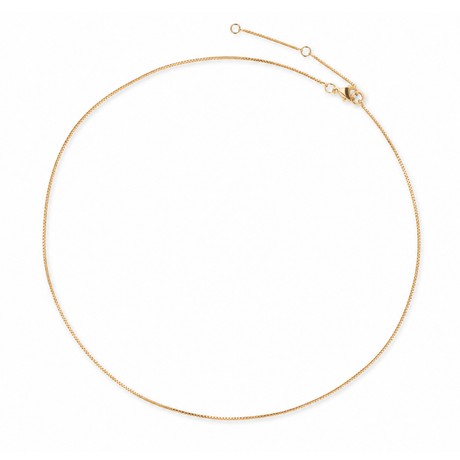 Lanț Argint 925 placat cu Aur 18K unisex fin