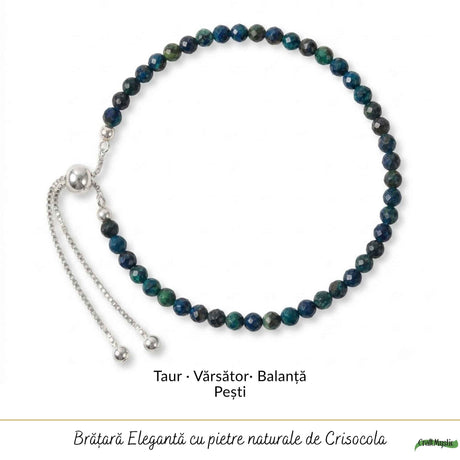 Brățară cu Crisocol, Argint 925 – CraftMystic