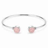 925 Sterling Silver Pink Quartz Teardrop Necklace – love, femininity and emotional balance