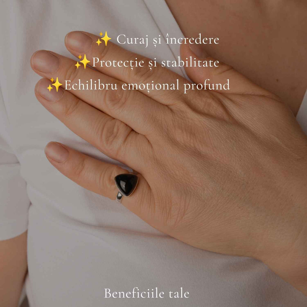 Men's 925 Sterling Silver Ring with Onyx – Protection and Masculine Elegance