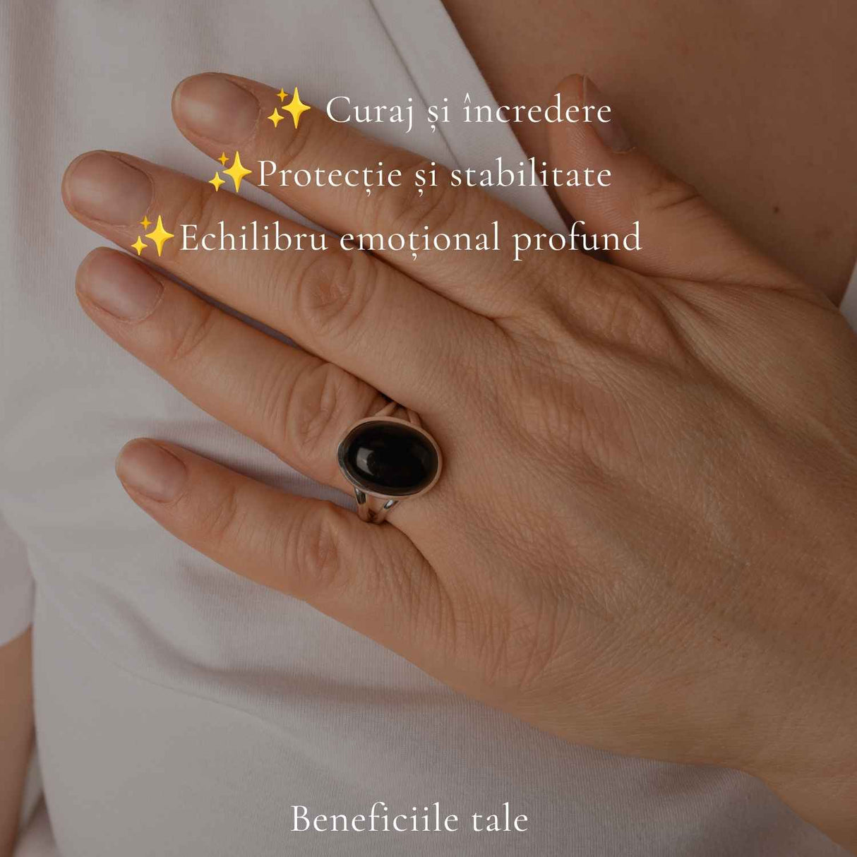 Men's 925 Sterling Silver Ring with Onyx – Protection and Masculine Elegance