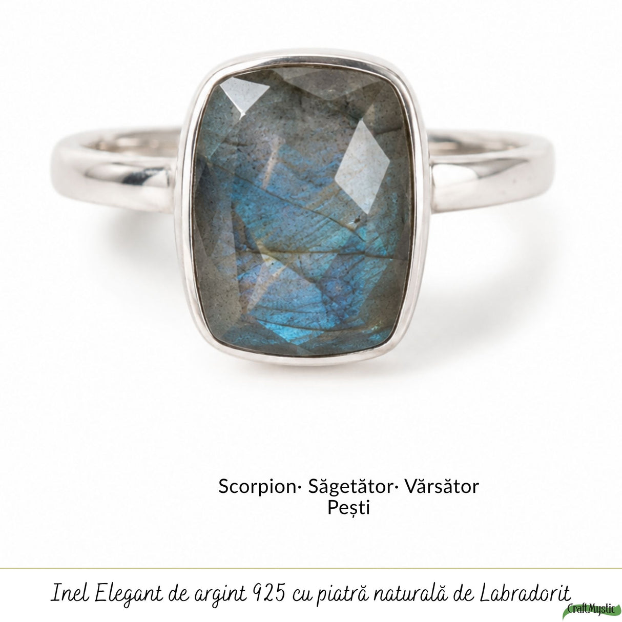 925 Sterling Silver Necklace with Sun and Moon Labradorite – Balance and Intuition