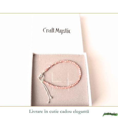 Brățară cu Rodocrozit, Argint 925 – CraftMystic