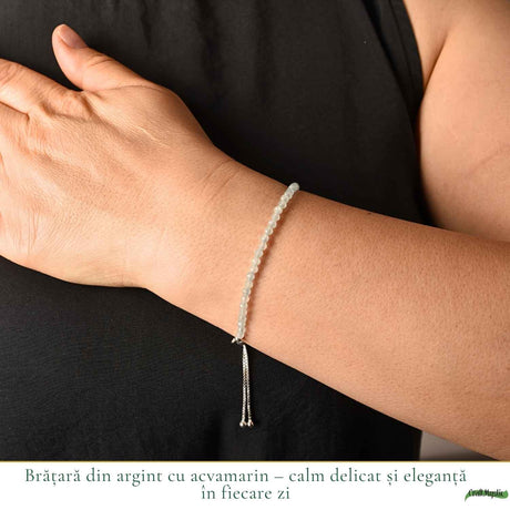 Brățară cu Acvamarin, Argint 925 – CraftMystic