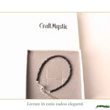 Bratara Argint 925 cu Safir Albastru Fatetat Natural 3 mm - Claritate si Intelepciune