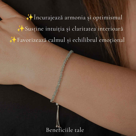 Brățară cu Prehnit, Argint 925 – CraftMystic
