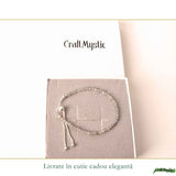 Bratara Argint 925 cu Labradorit Fatetat Natural 3 mm - Protectie si Intuitie