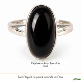 Men's 925 Sterling Silver Ring with Onyx – Protection and Masculine Elegance
