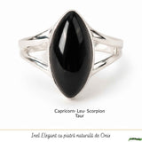 Men's 925 Sterling Silver Ring with Onyx – Protection and Masculine Elegance