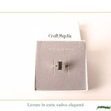 Inel Argint 925 cu Labradorit Fatetat Dreptunghiular 8x15 mm – Intuitie si Protectie