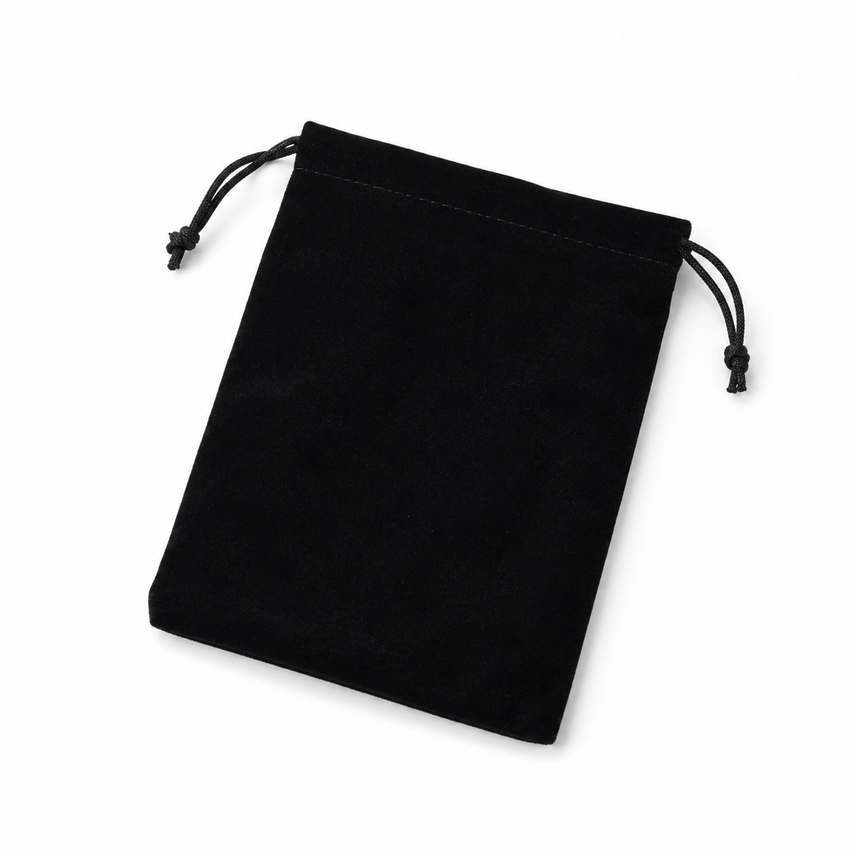 Săculeț de catifea negru 20 x 15 cm pentru bijuterii