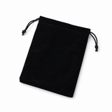 Săculeț de catifea negru 20 x 15 cm pentru bijuterii
