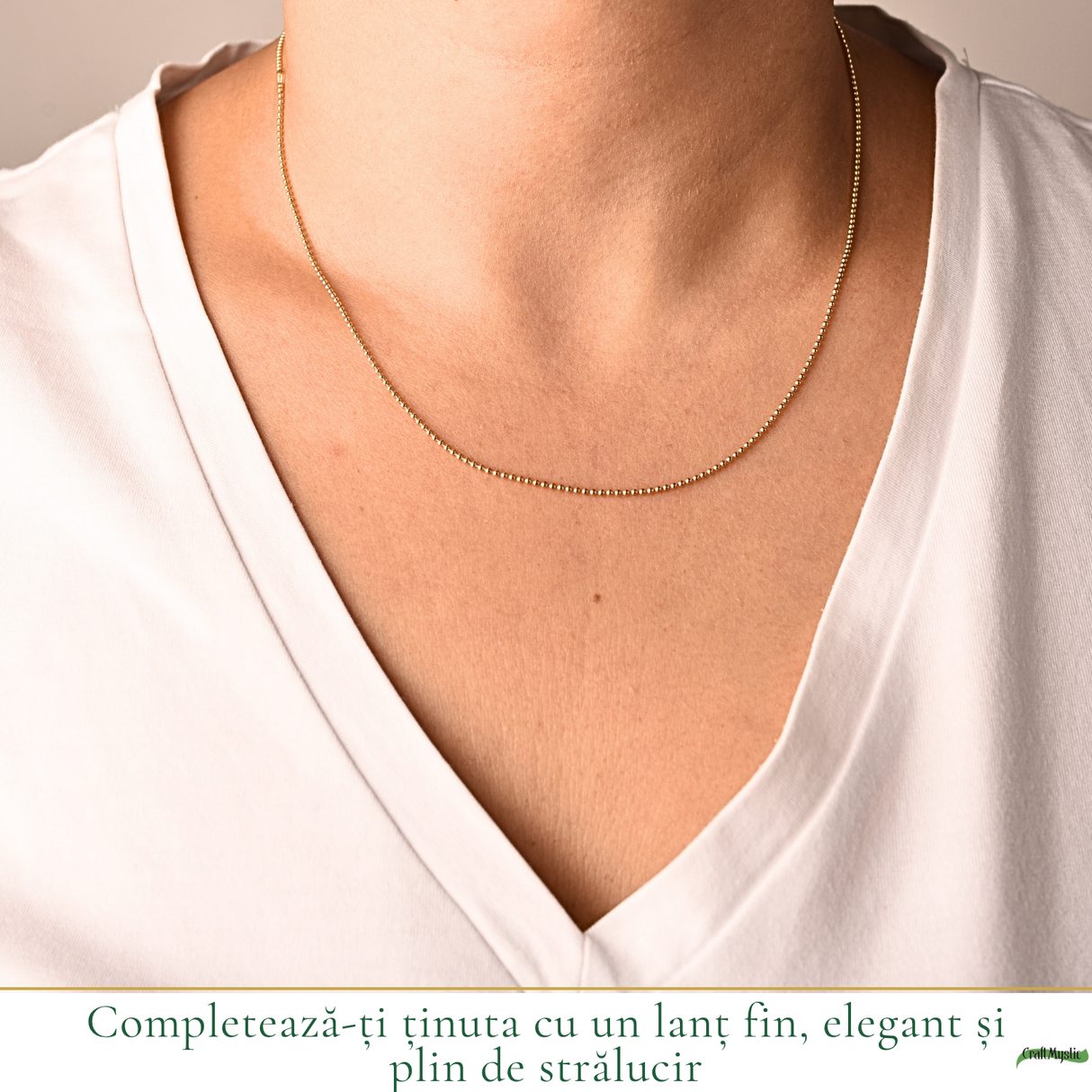 Lanț Argint 925 placat cu Aur 18K unisex fin
