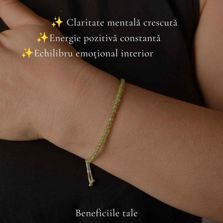 Brățară cu Peridot, Argint 925 – CraftMystic