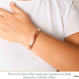 Adjustable Pure Copper Tibetan Bracelet – Balance, Protection, and Natural Energy