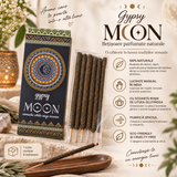 Bețișoare parfumate Gypsy MOON Salvie Albă, 6 bucăți