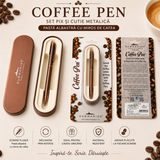 Pix metalic arămiu cu pastă parfumată cu cafea