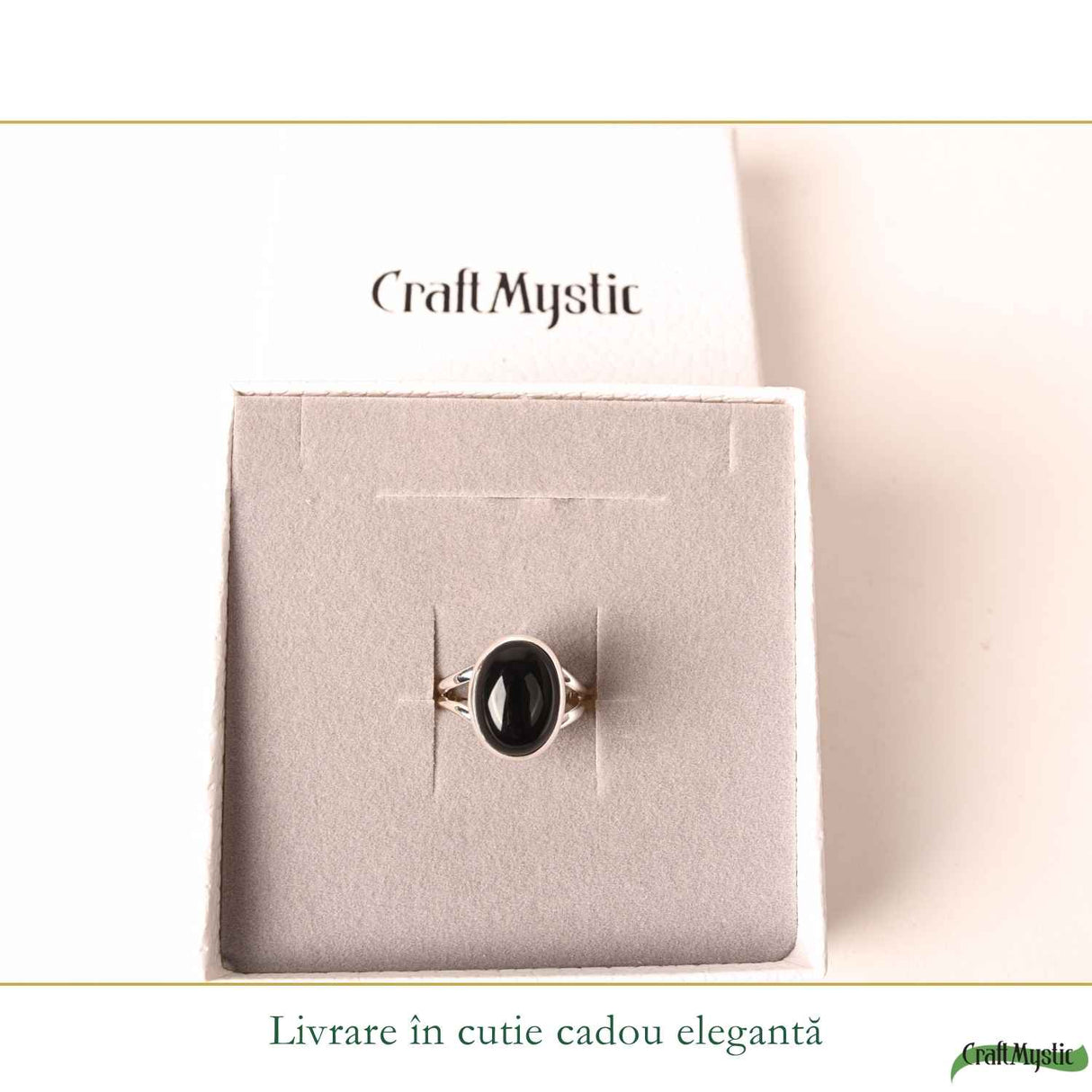 Men's 925 Sterling Silver Ring with Onyx – Protection and Masculine Elegance