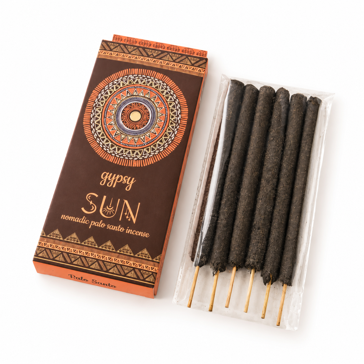 Bețișoare parfumate Gypsy SUN Palo Santo, 6 bucăți