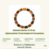 Dimensiunile și potrivirea pentru Brățară cu Chihlimbar