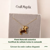 Pandantiv cu Chihlimbar în cutia cadou CraftMystic, cu certificatul de calitate