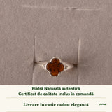 Inel cu Chihlimbar în cutia cadou CraftMystic, cu certificatul de calitate