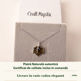 Colier cu Chihlimbar în cutia cadou CraftMystic, cu certificatul de calitate
