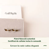 Cercei cu Chihlimbar în cutia cadou CraftMystic, cu certificatul de calitate
