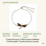 Brățară cu Chihlimbar: material, dimensiunea pietrei, greutate și marcajul 925
