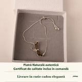 Brățară cu Chihlimbar în cutia cadou CraftMystic, cu certificatul de calitate