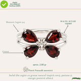 Elegant Bracelet with 3mm Faceted Natural Garnet – Passion and Natural Elegance