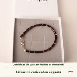 Brățară cu Chihlimbar în cutia cadou CraftMystic, cu certificatul de calitate