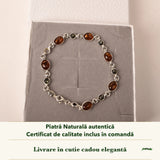 Brățară cu Chihlimbar în cutia cadou CraftMystic, cu certificatul de calitate