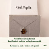 Colier cu Chihlimbar în cutia cadou CraftMystic, cu certificatul de calitate
