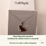 Colier cu Chihlimbar în cutia cadou CraftMystic, cu certificatul de calitate