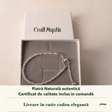 Brățară cu Piatra Lunii în cutia cadou CraftMystic, cu certificatul de calitate