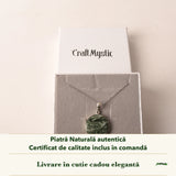 Colier cu Serafinit în cutia cadou CraftMystic, cu certificatul de calitate