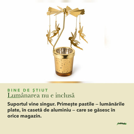 Suport lumânare din Aliaj — CraftMystic