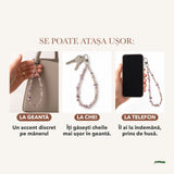 Charm cu Ametist și Cuarț de Stâncă — CraftMystic