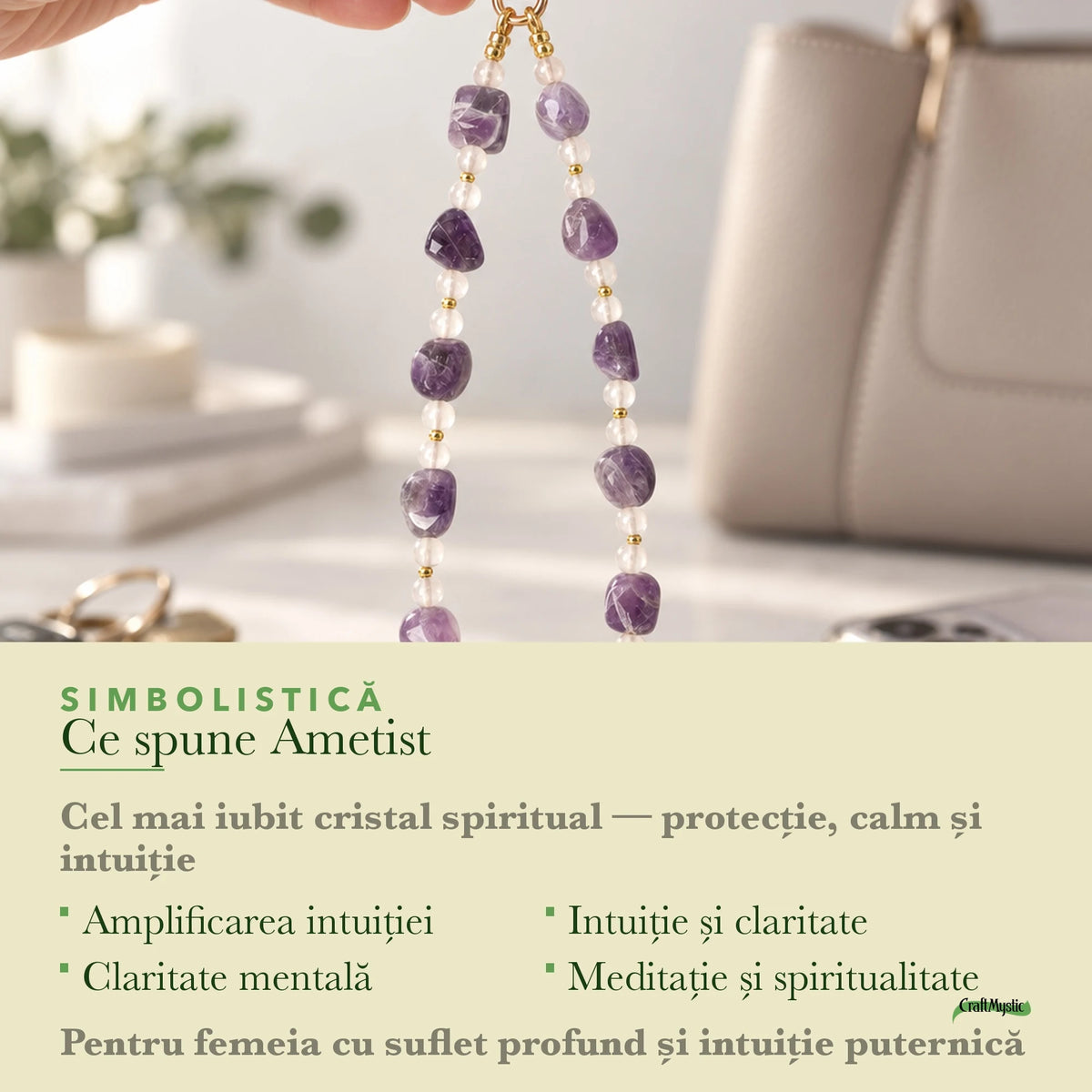 Ce spune tradiția despre Ametist și Cuarț de Stâncă