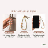 Charm cu Cuart Galben și Sticla — CraftMystic