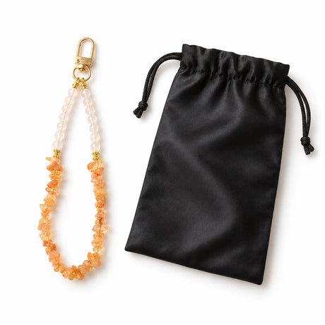 Charm cu Citrin și Sticla — CraftMystic