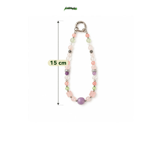 Charm cu Ametist și Sticla — CraftMystic