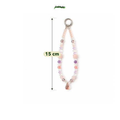 Charm cu Ametist și Sticla — CraftMystic