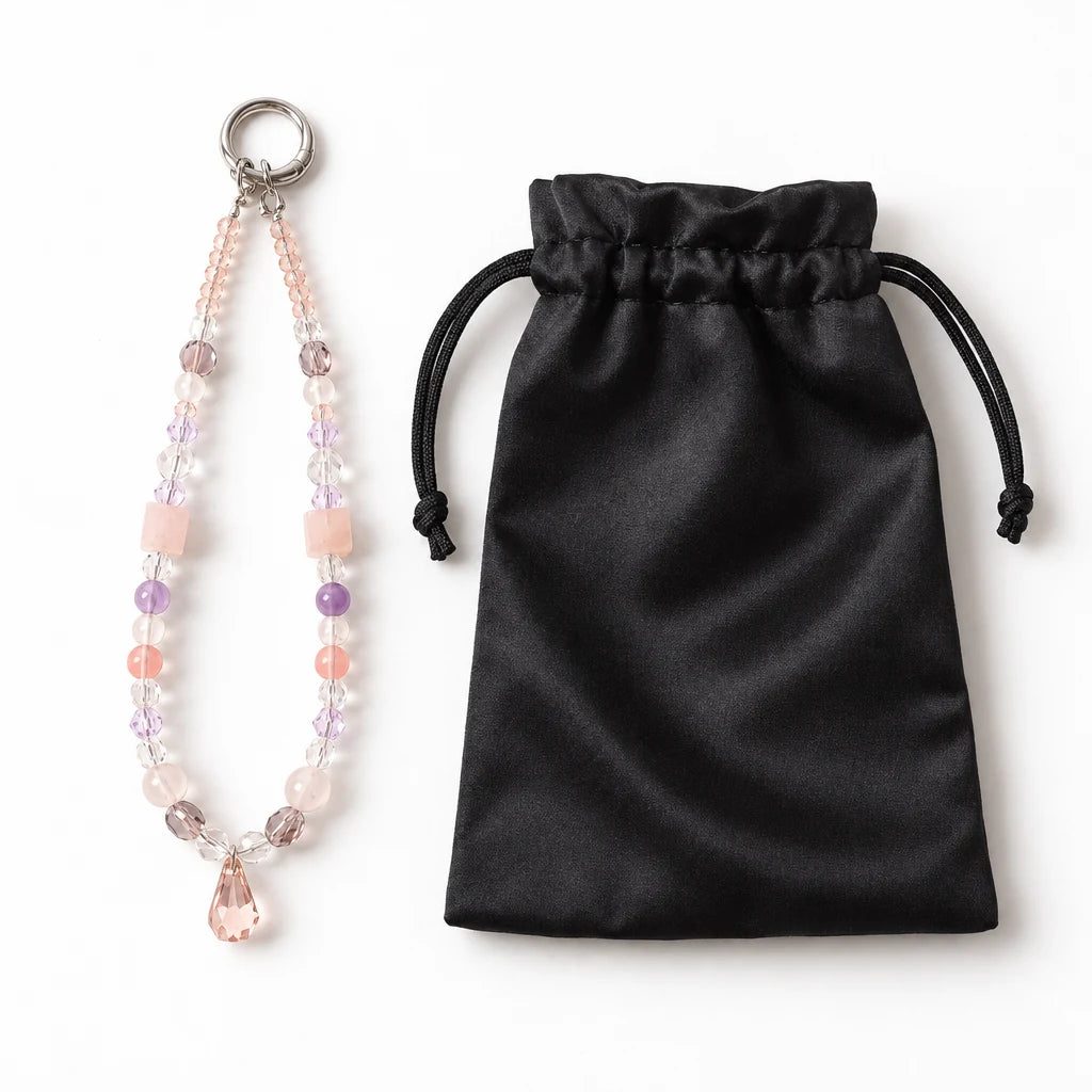 Charm cu Ametist și Sticla — CraftMystic