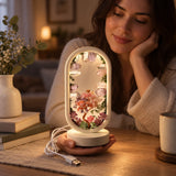 Lampă cu Ametist și Cuarț de Stâncă — CraftMystic