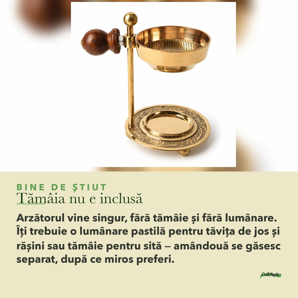 Arzător din Alama — CraftMystic