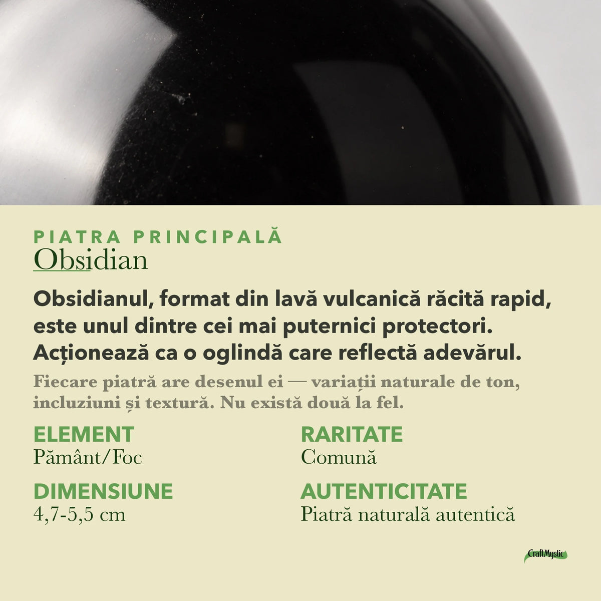 Despre Obsidian: semnificație și date