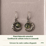 Cercei cu Chihlimbar în cutia cadou CraftMystic, cu certificatul de calitate