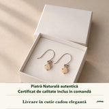 Cercei cu Opal Etiopian în cutia cadou CraftMystic, cu certificatul de calitate